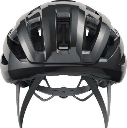 Abus Powerdome Shiny Black Cycling Helmet Ciclobottega Bikeshop